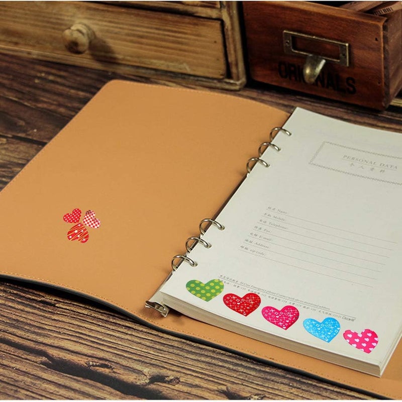 Dream Loom Love Heart Stickers, 60 Sheets Colorful Heart Decorative Stickers for Valentine's Day, Anniversaries, Wedding - Image 4